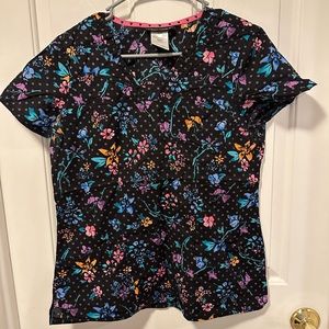 Heartsoul scrub top. Size medium shrank in the wash across the bust line.